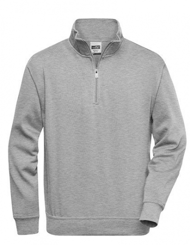 Workwear Half Zip Sweat - JN831 - James+Nicholson