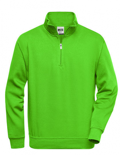 Workwear Half Zip Sweat - JN831 - James+Nicholson