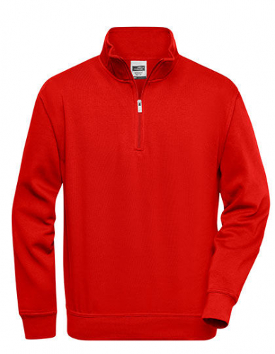 Workwear Half Zip Sweat - JN831 - James+Nicholson