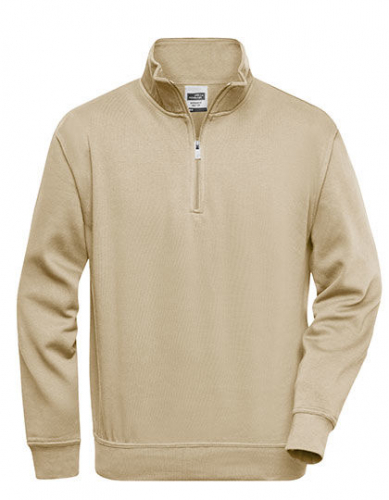 Workwear Half Zip Sweat - JN831 - James+Nicholson