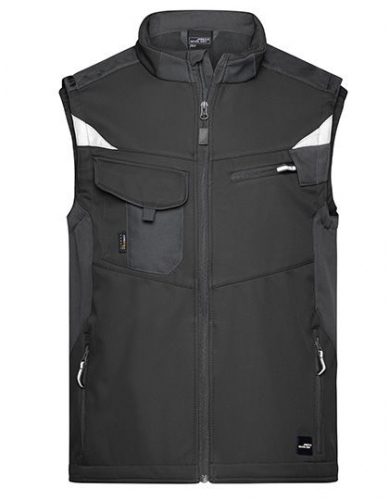 Workwear Softshell Vest -STRONG- - JN845 - James+Nicholson