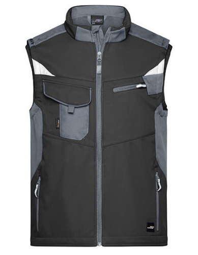 Workwear Softshell Vest -STRONG- - JN845 - James+Nicholson