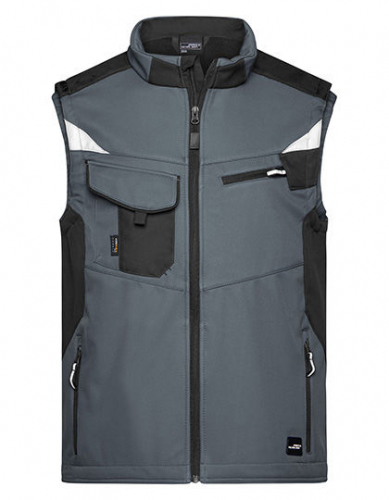 Workwear Softshell Vest -STRONG- - JN845 - James+Nicholson