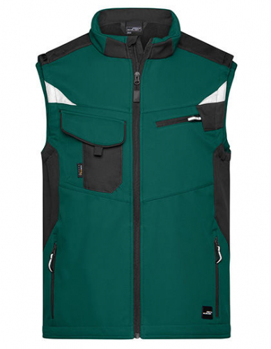 Workwear Softshell Vest -STRONG- - JN845 - James+Nicholson