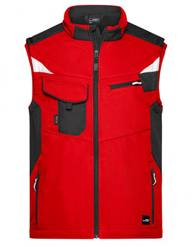 Workwear Softshell Vest -STRONG- - JN845 - James+Nicholson