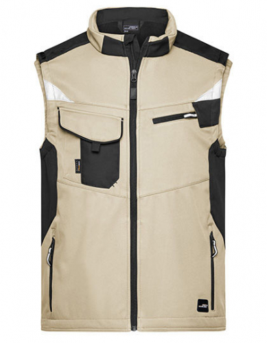 Workwear Softshell Vest -STRONG- - JN845 - James+Nicholson