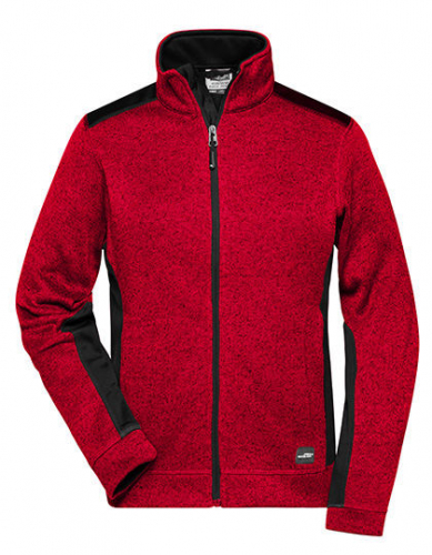 Ladies´ Knitted Workwear Fleece Jacket -STRONG- - JN861 - James+Nicholson