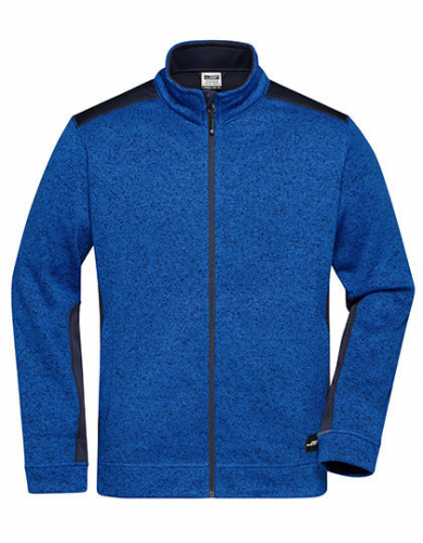 Men´s Knitted Workwear Fleece Jacket -STRONG- - JN862 - James+Nicholson