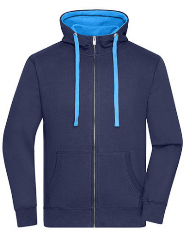 Men´s Lifestyle Zip-Hoody - JN963 - James+Nicholson