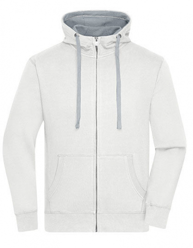 Men´s Lifestyle Zip-Hoody - JN963 - James+Nicholson