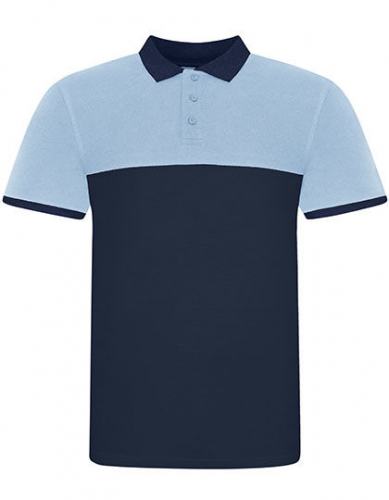 Colour Block Polo - JP110 - Just Polos