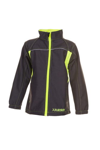 Softshelljacke - 6132 - Basalt Neon Junior - PLANAM