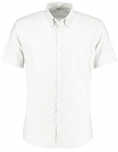 Slim Fit Workwear Oxford Shirt Short Sleeve - K183 - Kustom Kit