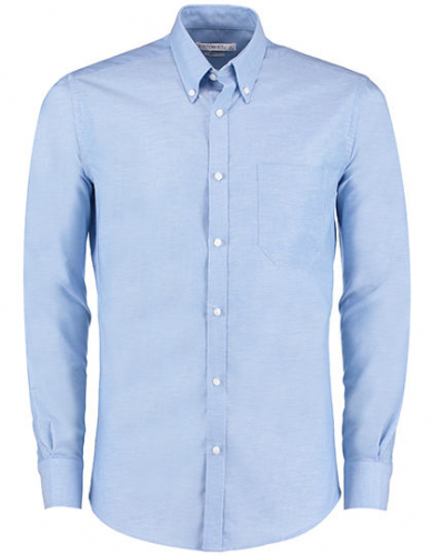 Slim Fit Workwear Oxford Shirt Long Sleeve - K184 - Kustom Kit