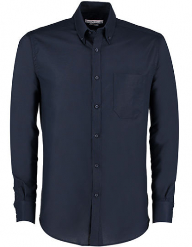 Slim Fit Workwear Oxford Shirt Long Sleeve - K184 - Kustom Kit