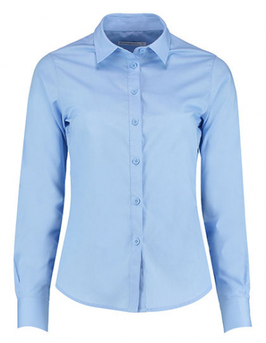 Women´s Tailored Fit Poplin Shirt Long Sleeve - K242 - Kustom Kit