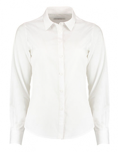 Women´s Tailored Fit Poplin Shirt Long Sleeve - K242 - Kustom Kit