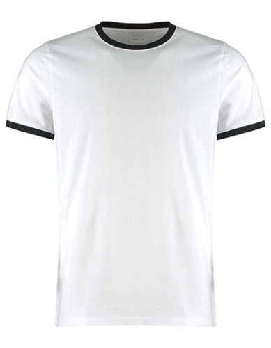 Fashion Fit Ringer Tee - K508 - Kustom Kit