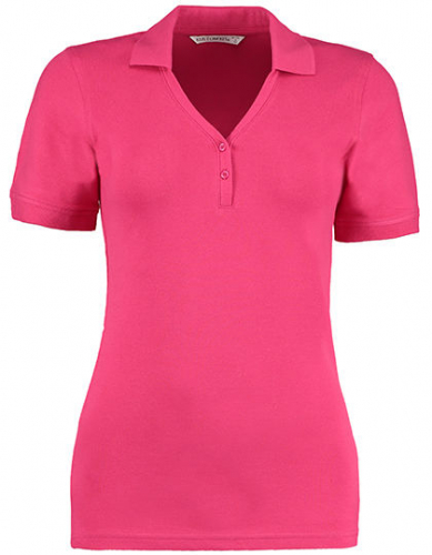 Regular Fit Sophia Comfortec® V Neck Polo Shirt - K732 - Kustom Kit