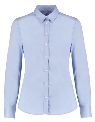 Women´s Tailored Fit Stretch Oxford Shirt Long Sleeve - K782 - Kustom Kit