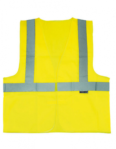 Safety Vest With 3 Reflective Stripes - KX141 - Korntex