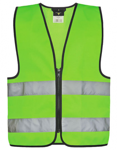 Kids´ Safety Vest With Zipper Aalborg - KX201 - Korntex