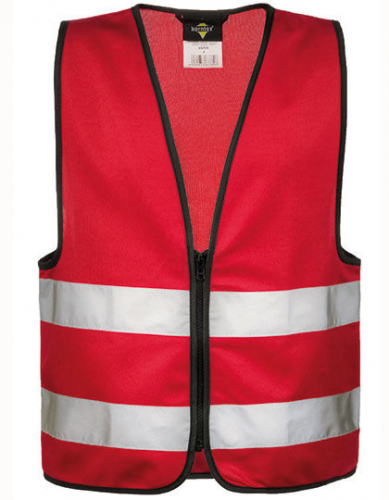 Kids´ Safety Vest With Zipper Aalborg - KX201 - Korntex