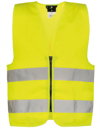 Kids´ Safety Vest With Zipper Aalborg - KX201 - Korntex