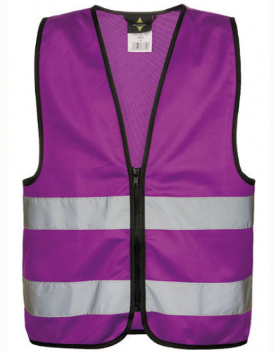 Kids´ Safety Vest With Zipper Aalborg - KX201 - Korntex