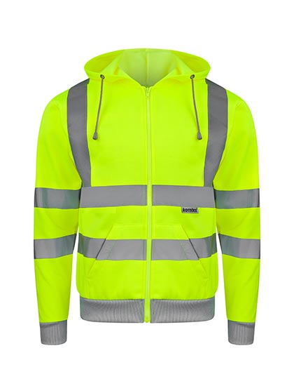 Hi-Vis Zipper Hoody Galway - KX422 - Korntex