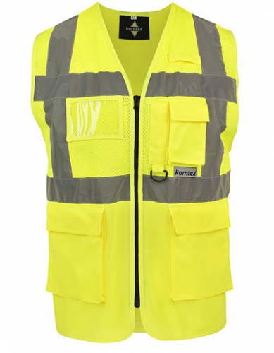 Multifunctional Hi-Vis Mesh-Vest Athens - KX808 - Korntex