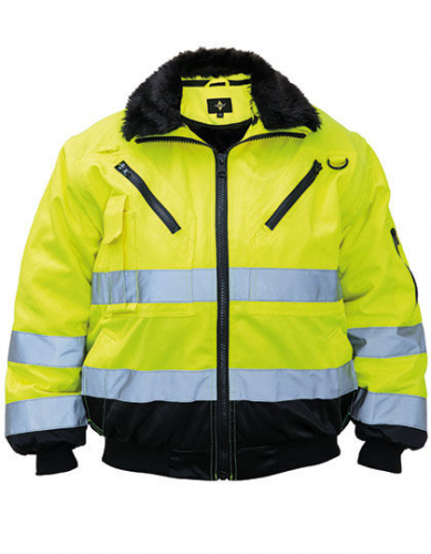 Robust 4-in-1 Hi-Vis Pilot Jacket Oslo - KX809S - Korntex