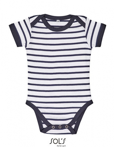 Baby Striped Bodysuit Miles - L01401 - SOL´S