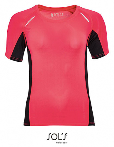 Women´s Short Sleeve Running Shirt Sydney - L01415 - SOL´S
