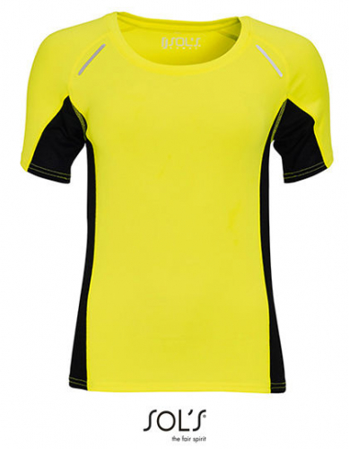 Women´s Short Sleeve Running Shirt Sydney - L01415 - SOL´S