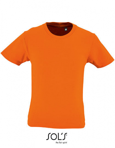 Kids´ Round Neck Short-Sleeve T-Shirt Milo - L02078 - SOL´S