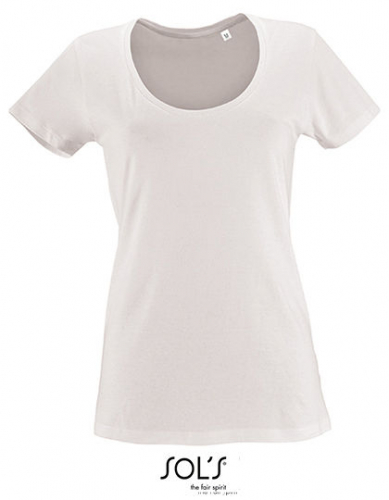 Women´s Low-Cut Round Neck T-Shirt Metropolitan - L02079 - SOL´S