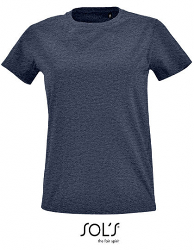 Women´s Round Neck Fitted T-Shirt Imperial - L02080 - SOL´S