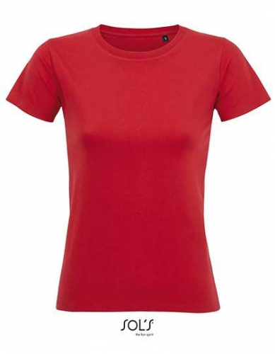 Women´s Round Neck Fitted T-Shirt Imperial - L02080 - SOL´S