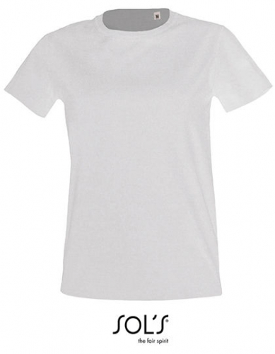 Women´s Round Neck Fitted T-Shirt Imperial - L02080 - SOL´S