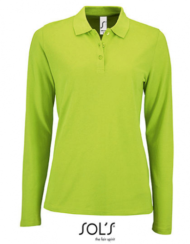 Women´s Long-Sleeve Piqué Polo Shirt Perfect - L02083 - SOL´S