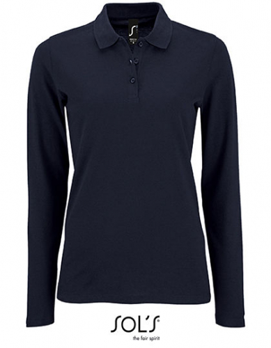 Women´s Long-Sleeve Piqué Polo Shirt Perfect - L02083 - SOL´S