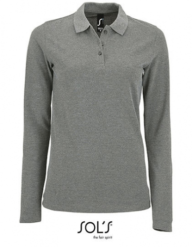 Women´s Long-Sleeve Piqué Polo Shirt Perfect - L02083 - SOL´S