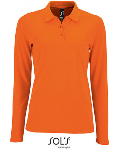 Women´s Long-Sleeve Piqué Polo Shirt Perfect - L02083 - SOL´S