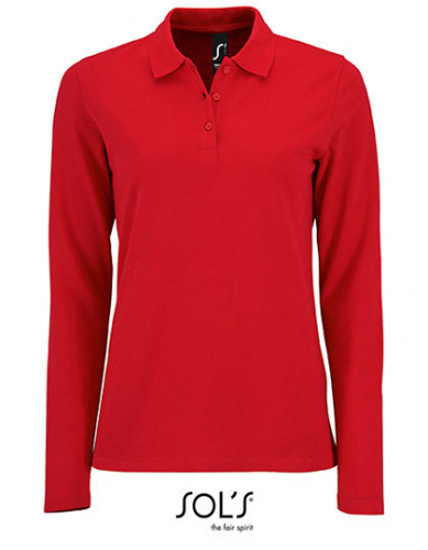 Women´s Long-Sleeve Piqué Polo Shirt Perfect - L02083 - SOL´S