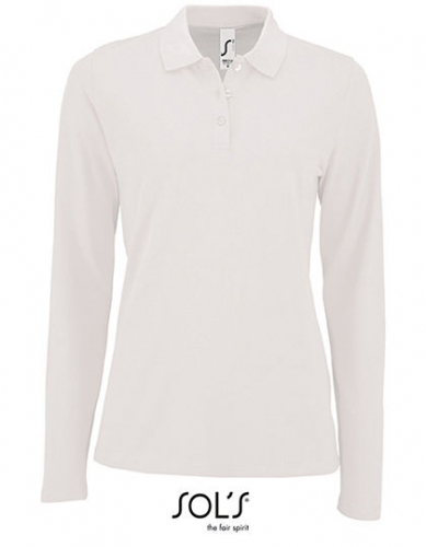 Women´s Long-Sleeve Piqué Polo Shirt Perfect - L02083 - SOL´S