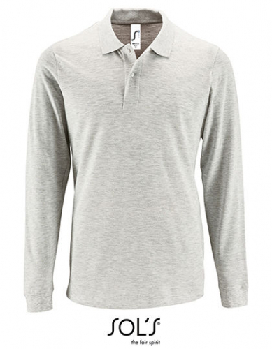 Men´s Long-Sleeve Piqué Polo Shirt Perfect - L02087 - SOL´S