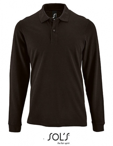 Men´s Long-Sleeve Piqué Polo Shirt Perfect - L02087 - SOL´S