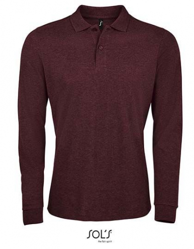 Men´s Long-Sleeve Piqué Polo Shirt Perfect - L02087 - SOL´S