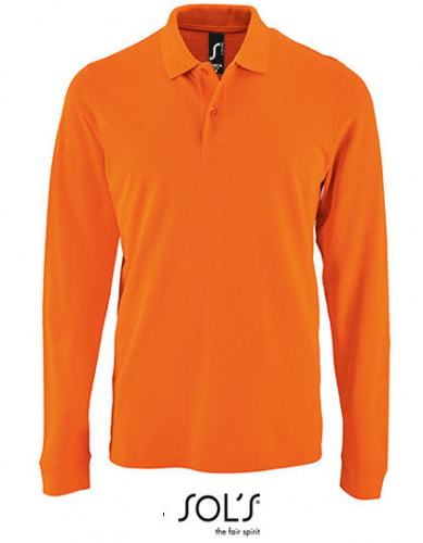 Men´s Long-Sleeve Piqué Polo Shirt Perfect - L02087 - SOL´S